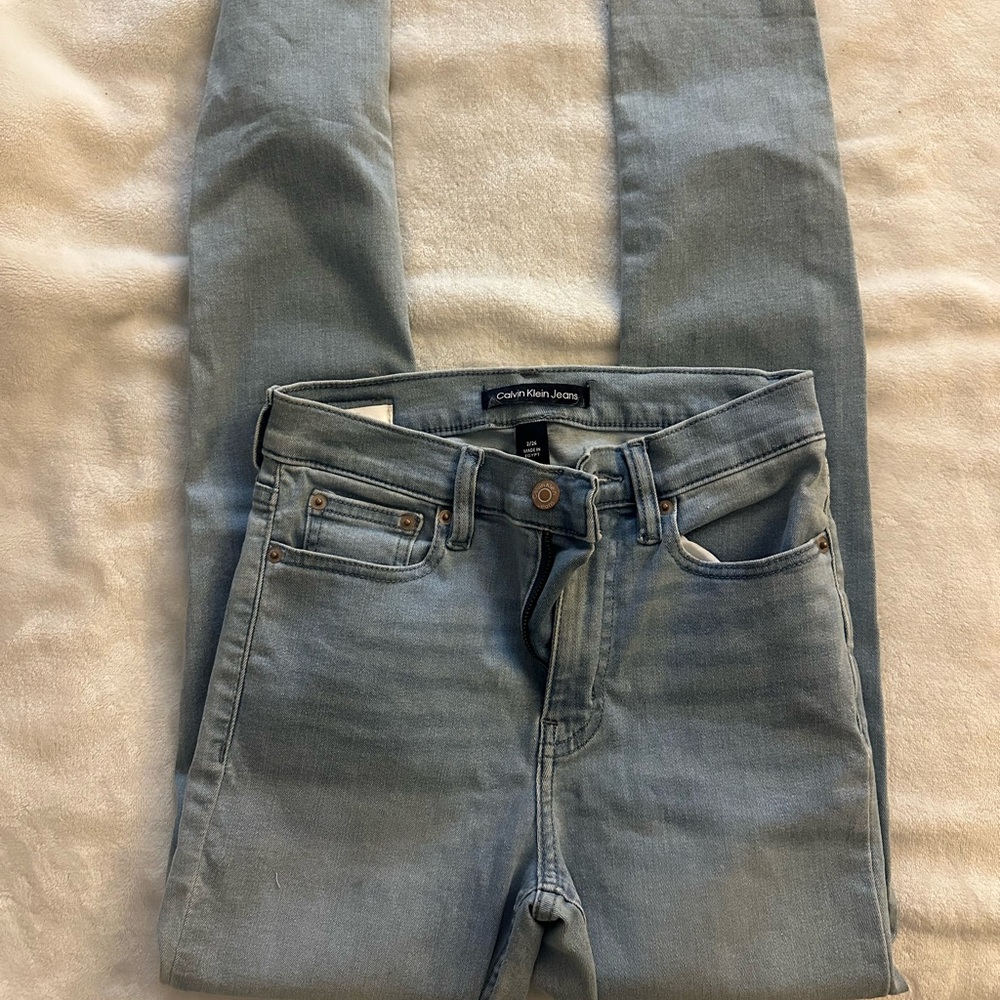 Calvin Klein Women's Light Blue Jeans